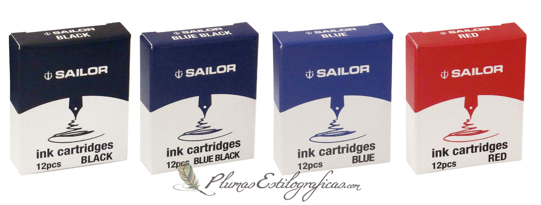 Cartuchos de tinta Sailor