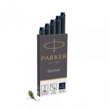 Cartuchos de tinta Parker Quink Azul-Negro