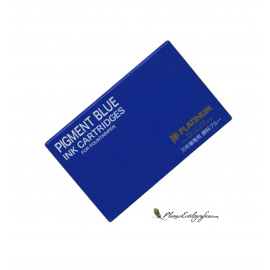 Cartuchos de tinta pigmentada Platinum Azul portada